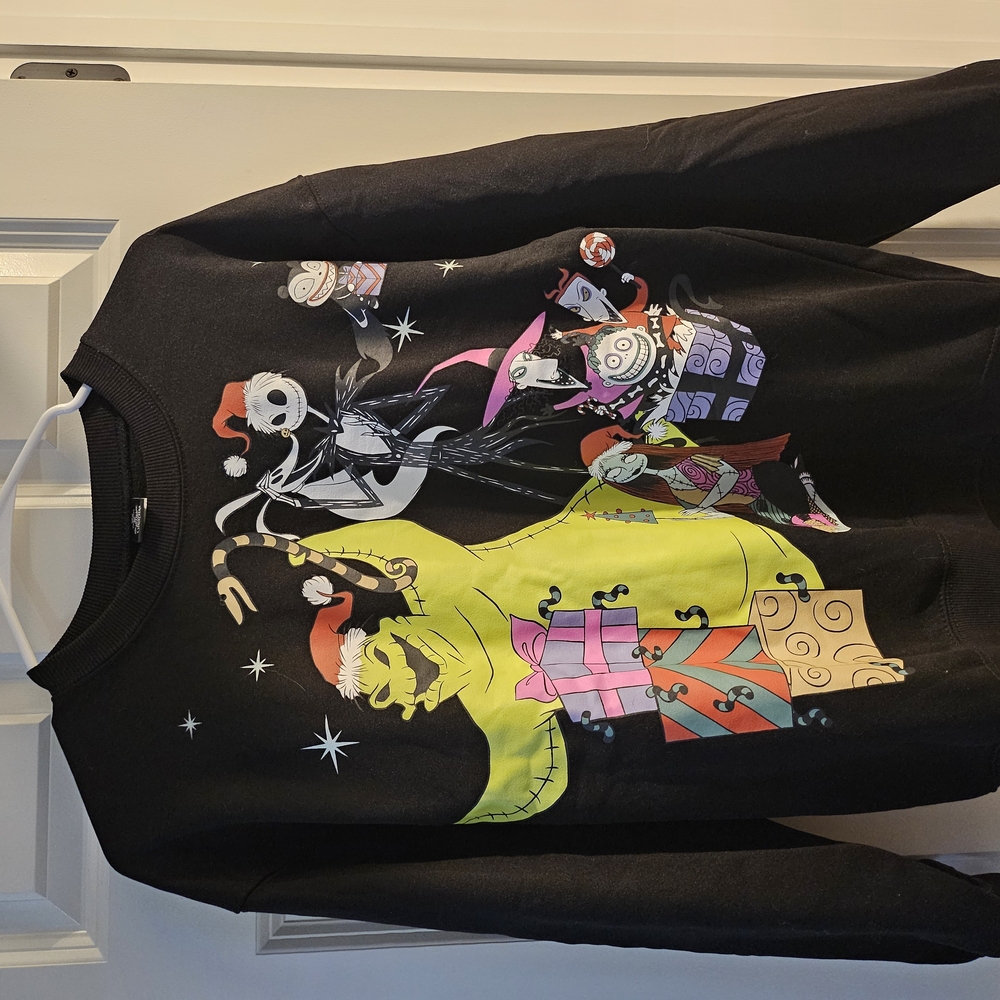 Black Sweatshirt with Colorful Graphic